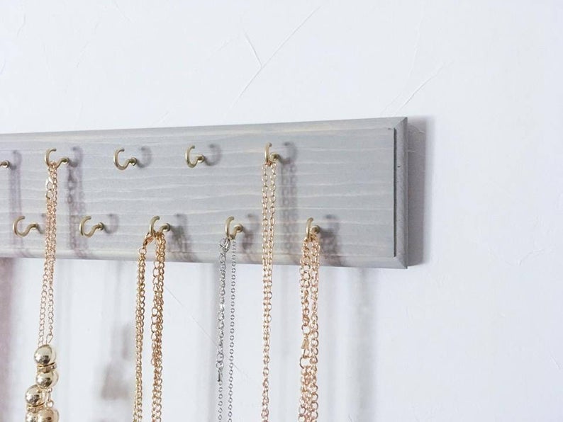 Wall Mounted Necklace Organizer